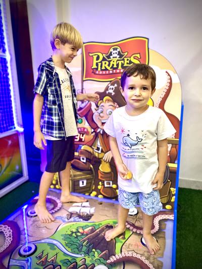 Fliperama multijogos disponível na festa infantil